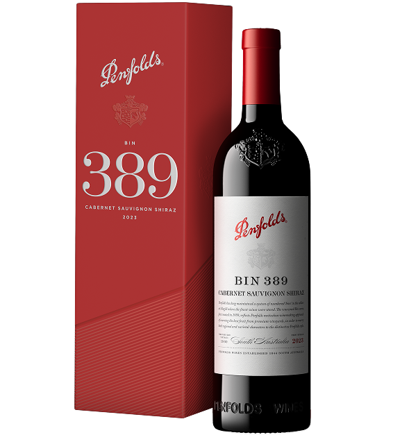 PEN 2023 Bin389 CabSauvShir SouthAus 750 Giftbox GEX AUS Duo Cork